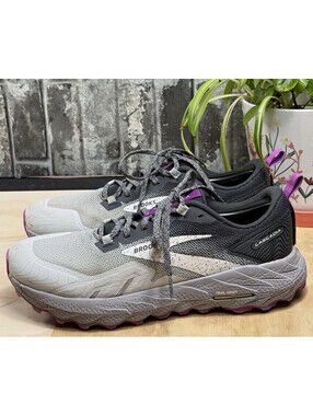Brooks Cascadia 17 Trail Running Gray/Black/Purple 120392-1B-028
